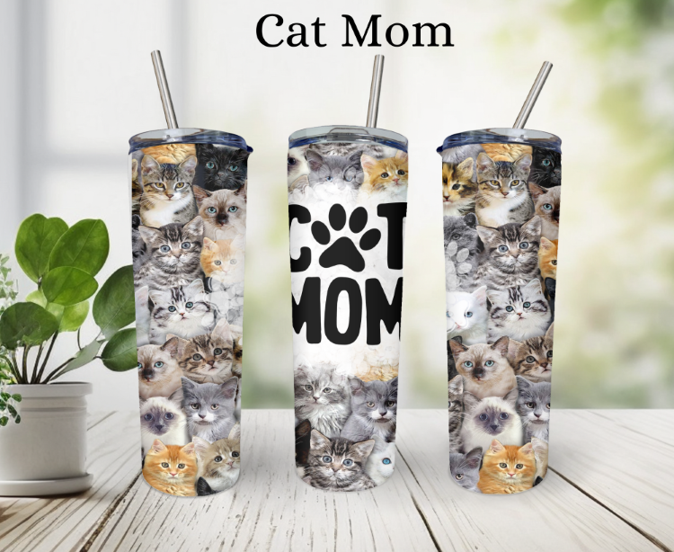 Cat Mom Tumbler – Blue Goose Gifts