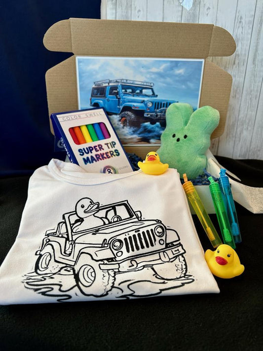 Ducky Jeep Activity Kids Box