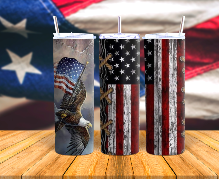 Eagle & Flag Tumbler