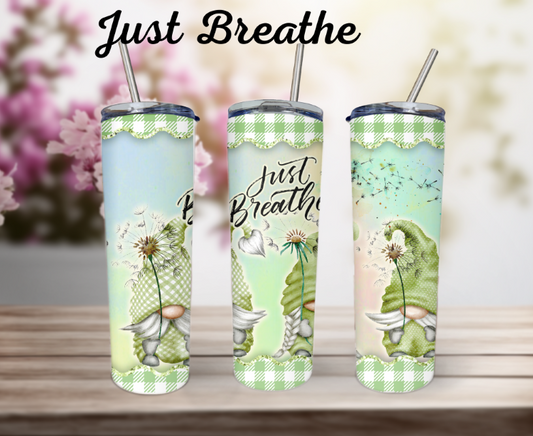 Just Breathe Tumbler