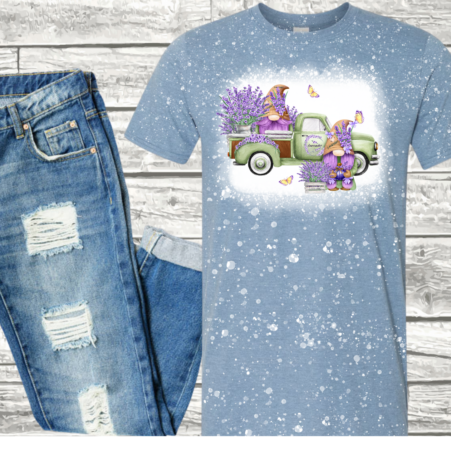 Gnome Lavender Truck