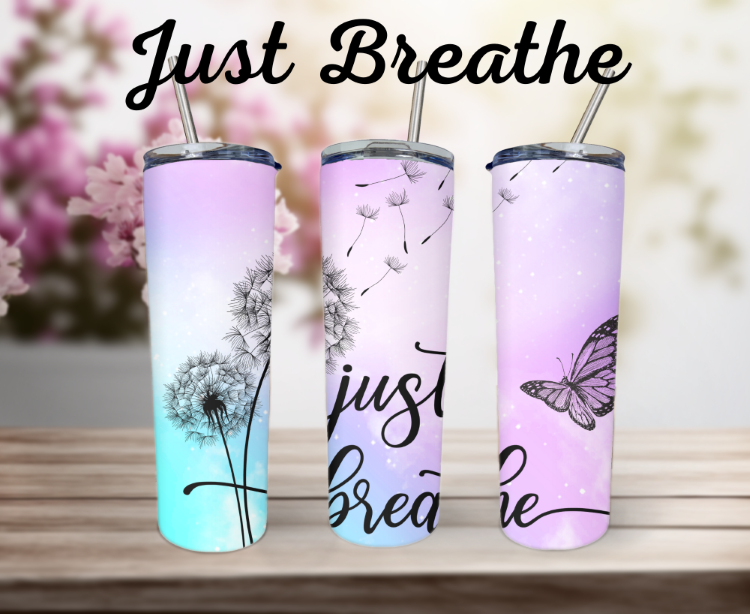 Just Breathe Tumbler